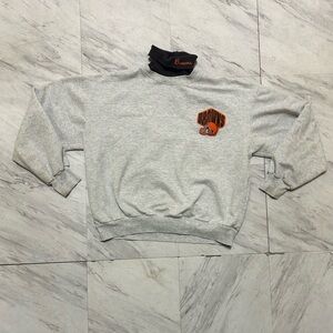Vintage Cleveland Browns Gray turtleneck Sweatshirt